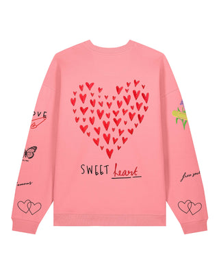 Sweatshirt Oversize Brodé "Sweetheart"
