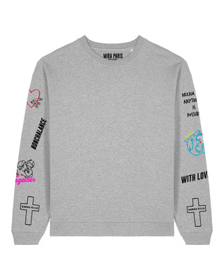 Sweatshirt Oversize "Be Kind"