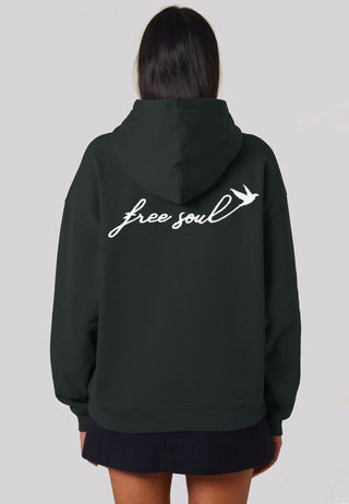 Hoodie Oversize Brodé "Free Soul"