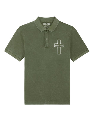 Polo Brodé "Karma Kills"