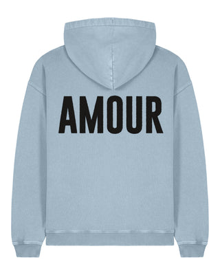 Hoodie Oversize Brodé "Amour"