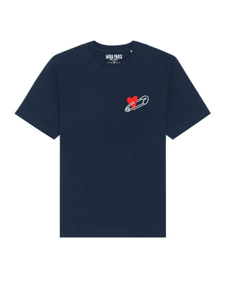 T-shirt Classic Brodé "Coeur Pins"
