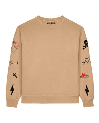 Sweatshirt Oversize Brodé "Mi Amor"