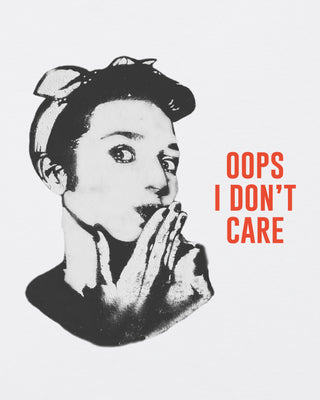 Débardeur "Oops I Don't Care"