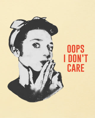 Débardeur "Oops I Don't Care"