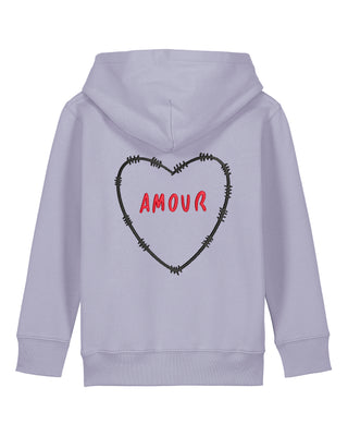 Hoodie Kids Brodé "Amour"