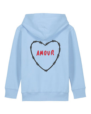 Hoodie Kids Brodé "Amour"