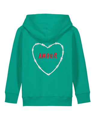 Hoodie Kids Brodé "Amour"