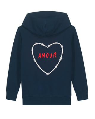 Hoodie Kids Brodé "Amour"