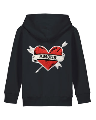 Hoodie Kids Brodé "Amour"