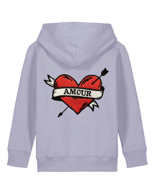 Hoodie Kids Brodé "Amour"