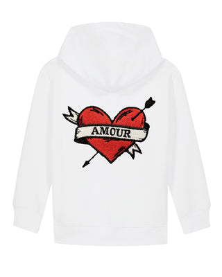 Hoodie Kids Brodé "Amour"