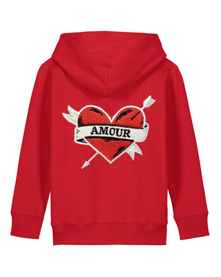 Hoodie Kids Brodé "Amour"