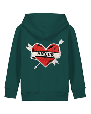 Hoodie Kids Brodé "Amour"