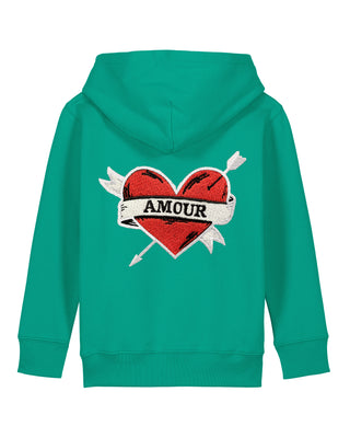 Hoodie Kids Brodé "Amour"