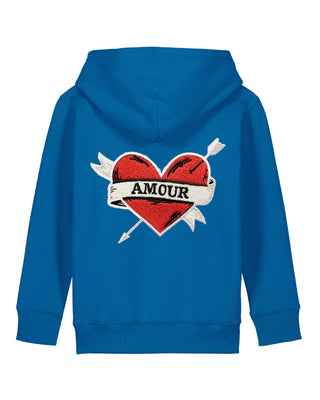 Hoodie Kids Brodé "Amour"