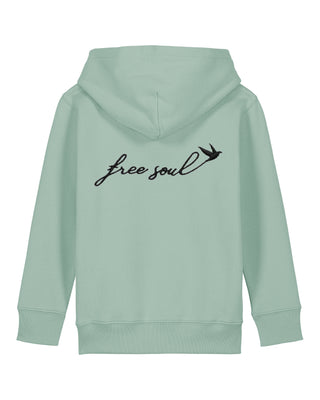 Hoodie Kids Brodé "Free Soul"