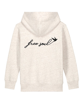 Hoodie Kids Brodé "Free Soul"