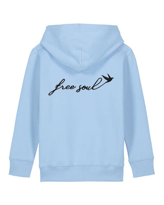 Hoodie Kids Brodé "Free Soul"