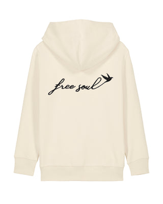 Hoodie Kids Brodé "Free Soul"