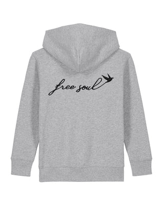 Hoodie Kids Brodé "Free Soul"