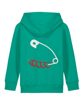 Hoodie Kids Brodé "Heart Pins"