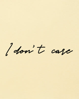 Débardeur Brodé "I Don't Care"