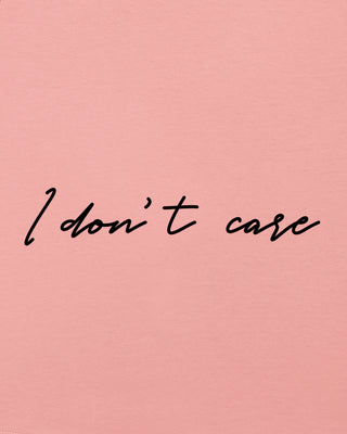 Débardeur Brodé "I Don't Care"