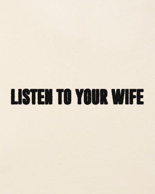 Débardeur Brodé "Listen to Your Wife"