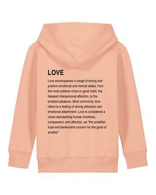 Hoodie Kids Brodé "Love Definition"