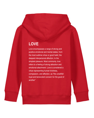 Hoodie Kids Brodé "Love Definition"