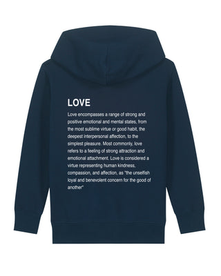 Hoodie Kids Brodé "Love Definition"