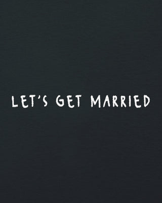 Débardeur Brodé "Let's Get Married"