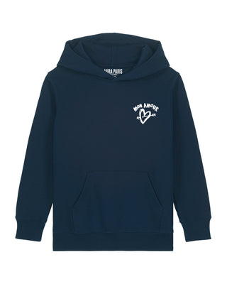 Hoodie Kids Brodé "Mon Amour"