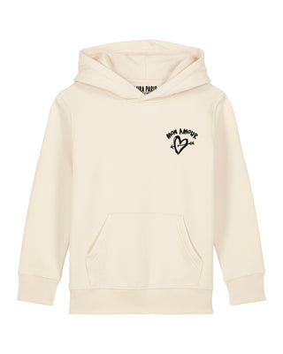 Hoodie Kids Brodé "Mon Amour"