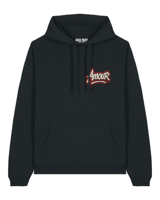 Hoodie Oversize Brodé "Amour"