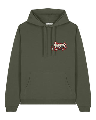 Hoodie Oversize Brodé "Amour"