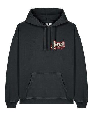 Hoodie Oversize Brodé "Amour"