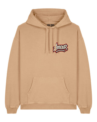 Hoodie Oversize Brodé "Amour"