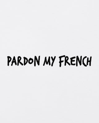 Débardeur Brodé "Pardon My French"