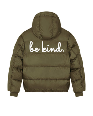 Doudoune Oversize Brodée "Be Kind"