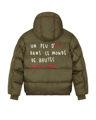 Doudoune Oversize Brodée "Brute"