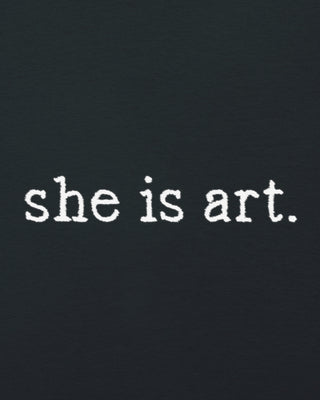 Débardeur Brodé "She is Art"