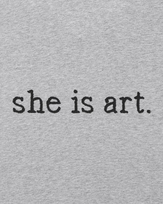 Débardeur Brodé "She is Art"