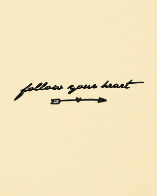 Débardeur Brodé "Follow Your Heart"