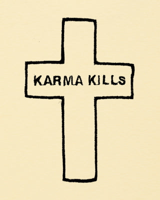 Débardeur Brodé "Karma Kills"