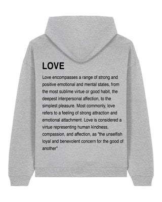 Hoodie Oversize "Love Definition"