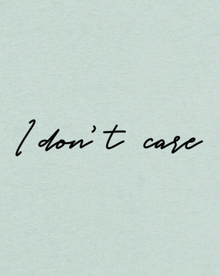 Débardeur Brodé "I Don't Care"