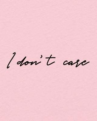 Débardeur Brodé "I Don't Care"