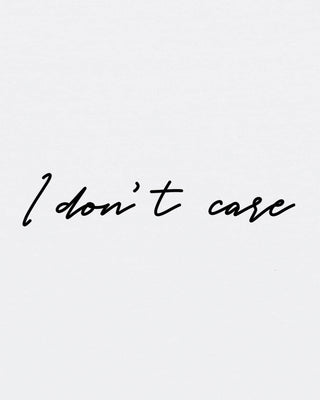 Débardeur Brodé "I Don't Care"